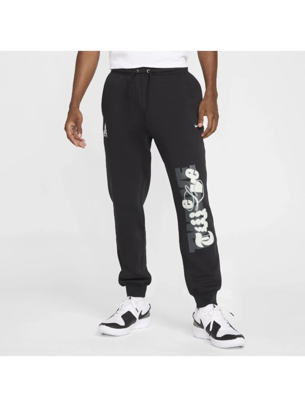 Nike Men's Fleece Basketball Jogger Pants Black Size M NEW WITH TAGS!
